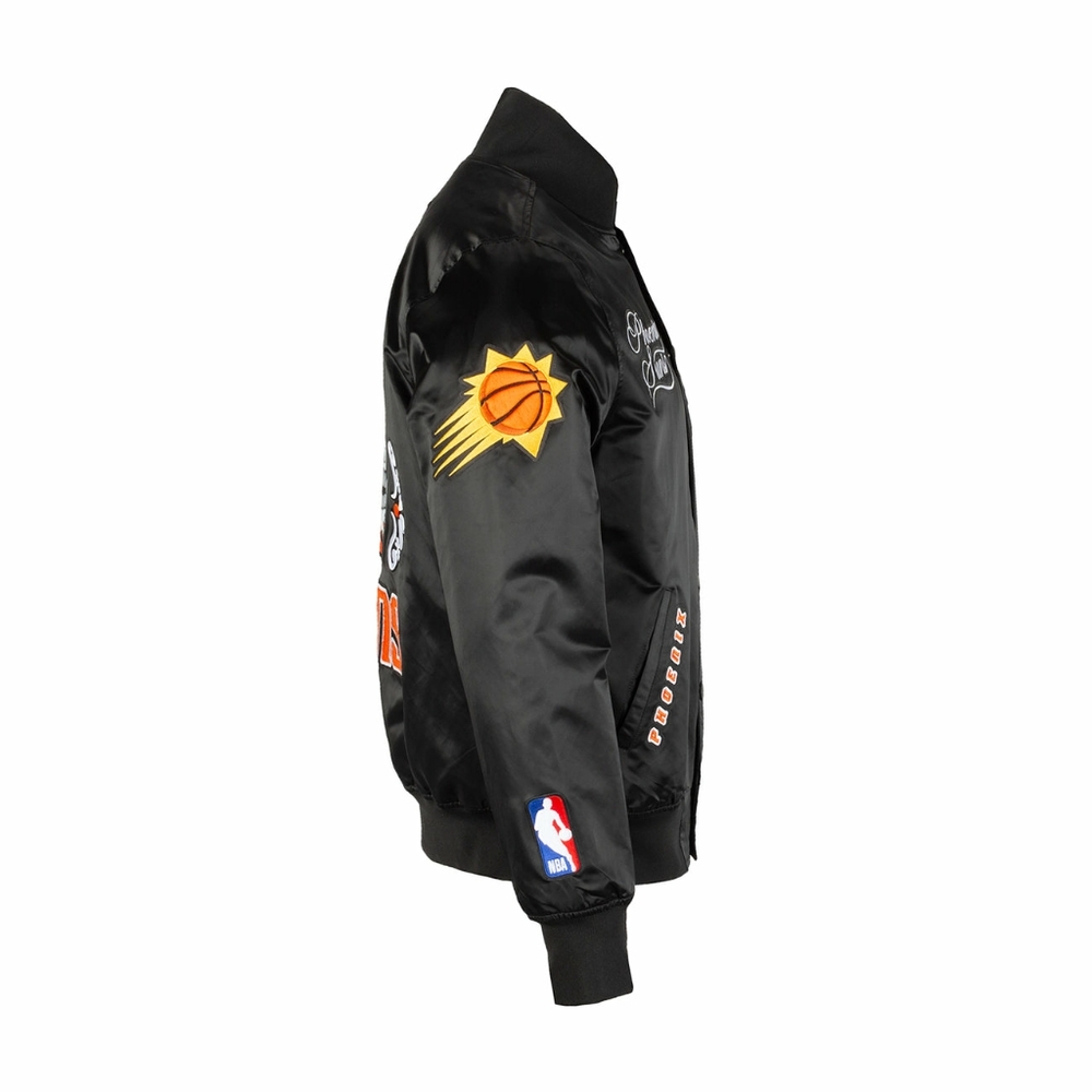 Pro Standard® Phoenix Suns Sugar Skull Embroidered Satin Bomber Jacket - Picture 3 of 4